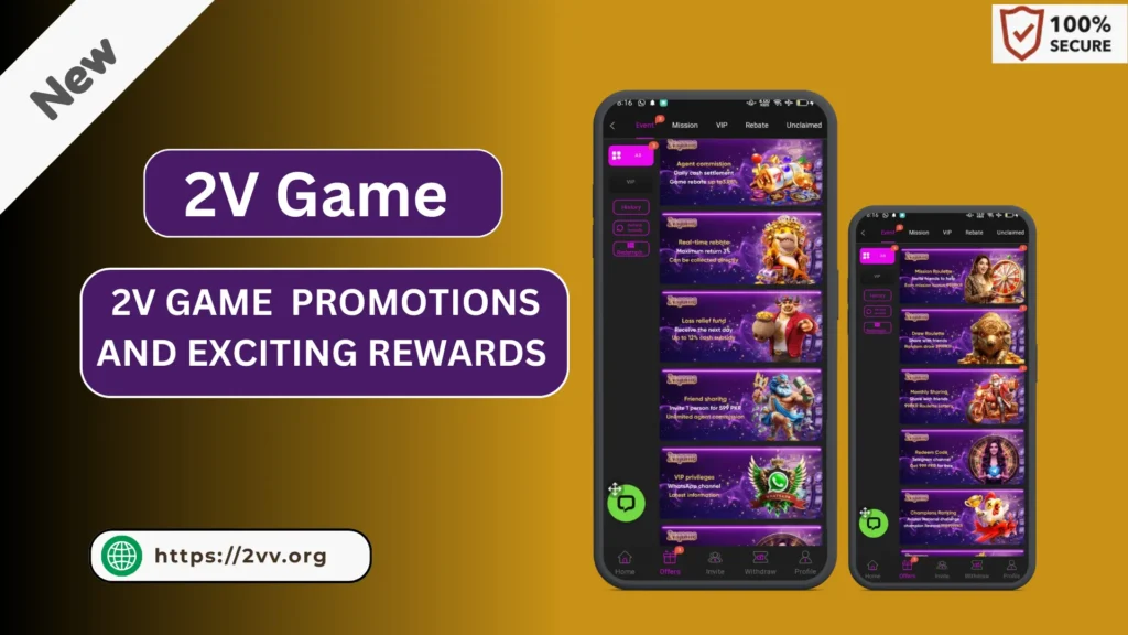 2V Game app Promotion